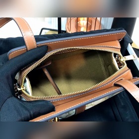 Celine TEEN CABAS DE FRANCE сумка с логотипом, желто-коричневая 