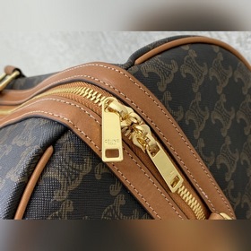 CELINE Дорожная сумка VOYAGE TRIOMPHE Большая сумка из парусины 