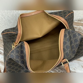 CELINE Дорожная сумка VOYAGE TRIOMPHE Большая сумка из парусины 