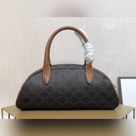 Средняя сумка Celine TECKEL из кожи с логотипом Артикул： 197402B