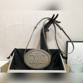 CELINE Кожаный кошелек с косой сумкой из гладкой кожи Сумка в фо
