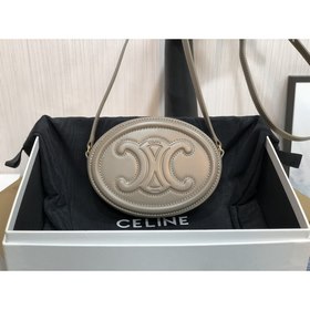 CELINE Кожаный кошелек с косой сумкой из гладкой кожи Сумка в фо