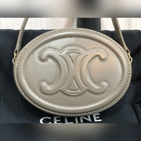 CELINE Кожаный кошелек с косой сумкой из гладкой кожи Сумка в фо