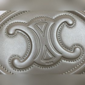 CELINE Кожаный кошелек с косой сумкой из гладкой кожи Сумка в фо