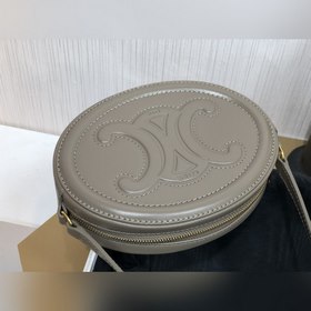 CELINE Кожаный кошелек с косой сумкой из гладкой кожи Сумка в фо