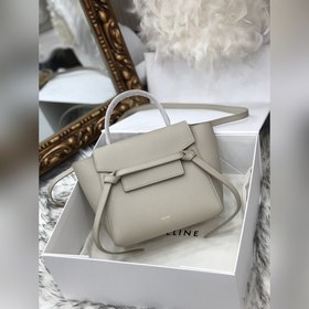 Сумка Celine Nano belt Итальянская кожа с текстурой ладони, матов