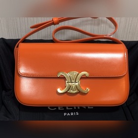 CELINE Сумка под мышку Triomphe Артикул： 194143 Верхняя часть сум