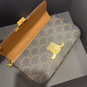 CELINE Весенняя и летняя коллекция Короткая сумка с цепочкой под 
