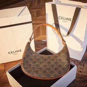 Celine CELINE AVA TRIOMPHE Сумка из парусины с классическим прин