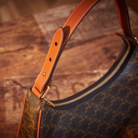 Celine CELINE AVA TRIOMPHE Сумка из парусины с классическим прин