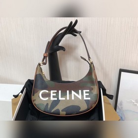 CELINE AVA Сумка из камуфляжной ткани в стиле ретро Новый хит от