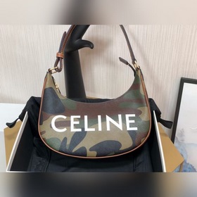 CELINE AVA Сумка из камуфляжной ткани в стиле ретро Новый хит от