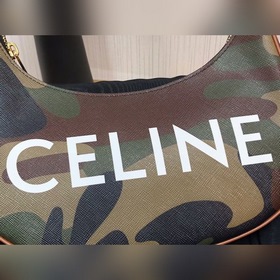 CELINE AVA Сумка из камуфляжной ткани в стиле ретро Новый хит от