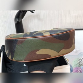 CELINE AVA Сумка из камуфляжной ткани в стиле ретро Новый хит от