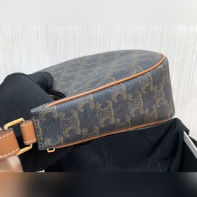CELINE AVA TRIOMPHE Сумка из парусины с классическим принтом Сум