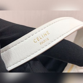 CELINE AVA стеганая сумка из овечьей кожи, белая, ретро-сумка по