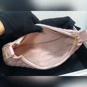 CELINE AVA стеганая сумка из овечьей кожи, розовая, ретро-сумка 