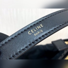 CELINE AVA стеганая сумка из овечьей кожи, черная, ретро-сумка п