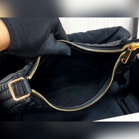 CELINE AVA стеганая сумка из овечьей кожи, черная, ретро-сумка п
