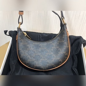 CELINE Осень-зима Mini AVA Карамельная сумка с узором под мышкой