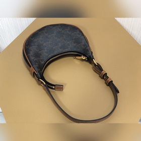 CELINE Осень-зима Mini AVA Карамельная сумка с узором под мышкой