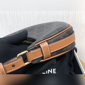 CELINE Осень-зима Mini AVA Карамельная сумка с узором под мышкой