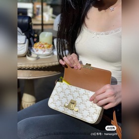 Celine Триумфальная арка, белая классическая сумка Я всегда счита