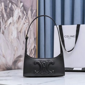 CELINE Сумка через плечо из гладкой кожи Сумка под мышку Triumph