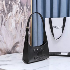CELINE Сумка через плечо из гладкой кожи Сумка под мышку Triumph