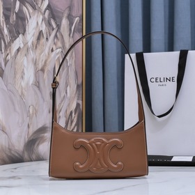 CELINE Сумка через плечо из гладкой кожи Сумка под мышку Triumph