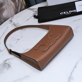 CELINE Сумка через плечо из гладкой кожи Сумка под мышку Triumph