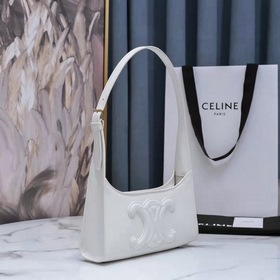 CELINE Сумка через плечо из гладкой кожи Сумка под мышку Triumph 