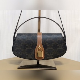 CELINE mini Tabou Clutch onStrap сумочка с замком и ремешком Моде