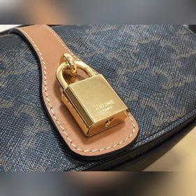 CELINE mini Tabou Clutch onStrap сумочка с замком и ремешком Моде
