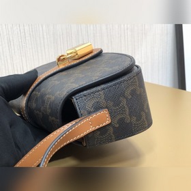 CELINE mini Tabou Clutch onStrap сумочка с замком и ремешком Моде