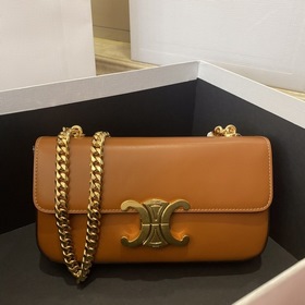 CELINE Весенняя и летняя коллекция Короткая сумка с цепочкой под