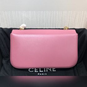 CELINE Маленькая сумка из блестящей кожи с цепочкой Маленькая су