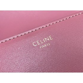 CELINE Маленькая сумка из блестящей кожи с цепочкой Маленькая су