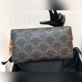Сумка Celine с логотипом из овечьей кожи на цепочке Артикул： 10E3