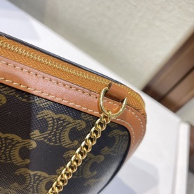 Сумка Celine TRIOMPHE из кожи овцы с цепочкой, модель № 101382 И