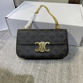 Celine CHAIN SHOULDER BAG Ранневесенняя коллекция Короткая сумка 