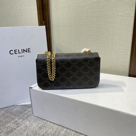 Celine CHAIN SHOULDER BAG Ранневесенняя коллекция Короткая сумка 