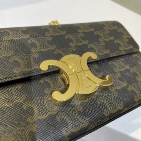 Celine CHAIN SHOULDER BAG Ранневесенняя коллекция Короткая сумка 
