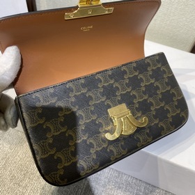 Celine CHAIN SHOULDER BAG Ранневесенняя коллекция Короткая сумка 
