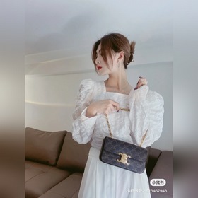 Celine Старинная цепочка Triomphe Сумка через плечо Лето приближа