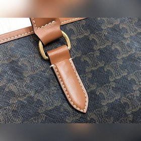 CELINE CABAS TRIOMPHE TOTE Сумка из канваса с принтом Артикул： 19