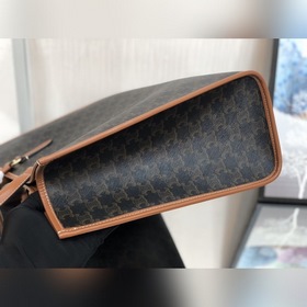 CELINE CABAS TRIOMPHE TOTE Сумка из канваса с принтом Артикул： 19