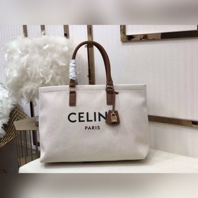CELINE Tote белая сумка для покупок Идеально подходит для лета, с