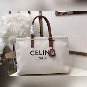 CELINE Tote белая сумка для покупок Идеально подходит для лета, с