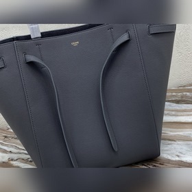 Celine Маленькая сумка из мягкой кожи с зернистой текстурой Артик
